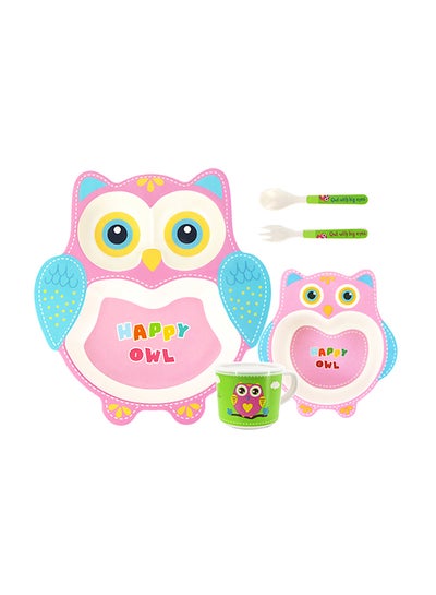 Buy 5-Piece Cartoon Dinnerware Set in UAE