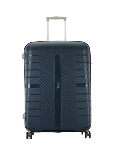 Buy Voyager 4-Wheel Hardside Small Cabin Luggage Trolley Blue/Silver/Black in Egypt