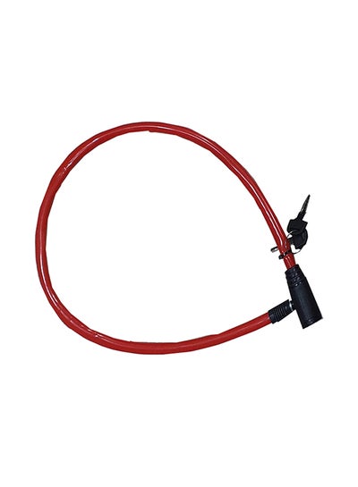 Buy Anti-Theft Bicycle Cable Lock 80cm in UAE