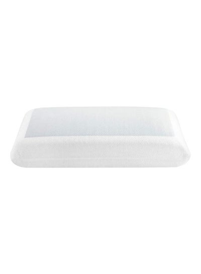 Buy Gel Pillow Memory Foam White/Blue 60x40x12cm in UAE