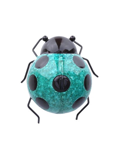 Buy Ladybug Shaped Decorative Figurines Blue/Black 11.5 x 11centimeter in Saudi Arabia