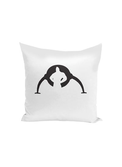 اشتري The Incredibles Dad Throw Pillow With Stuffing أبيض/أسود 16x16 بوصة في الامارات