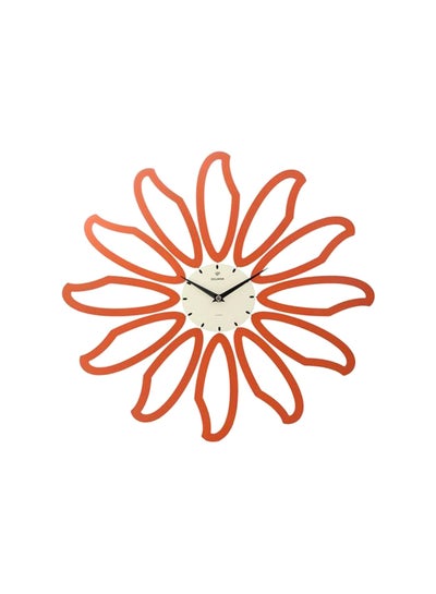 Buy Analog Wall Clock Red/White in Saudi Arabia