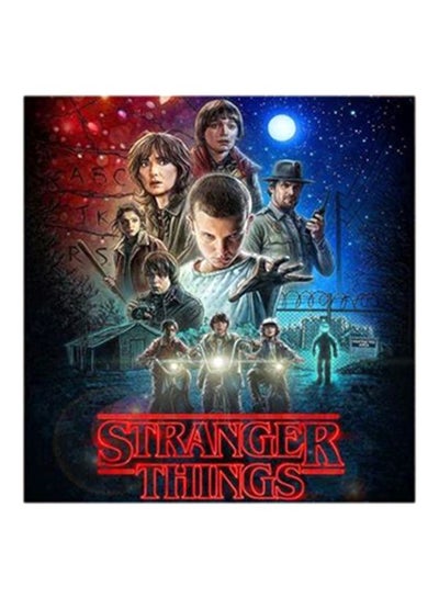 Buy Stranger Things MDF Wall Art Multicolour 30x30centimeter in Saudi Arabia