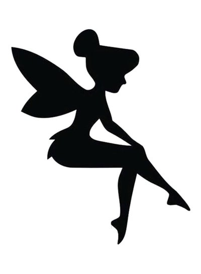 Buy Fairy Switch Wall Sticker Black 10x10centimeter in UAE