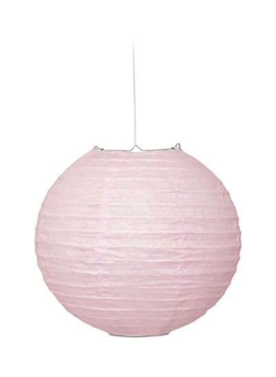 Buy Round  Paper Lantern Baby Pink 25centimeter in UAE