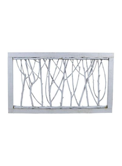 Buy Art Design Wall Hanging Frame White 80x50x2.5cm in UAE