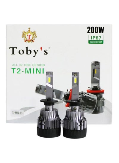 Buy 2-Piece T2 Mini LED High Brightness Bulbs in UAE