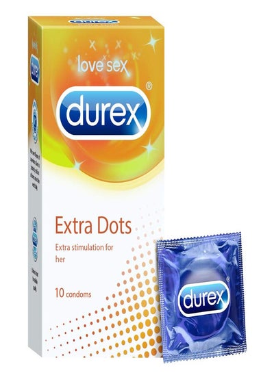 اشتري Extra Dots Condoms - 10 Count في مصر