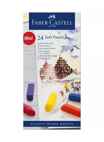 Buy Faber-Castell-Soft Pastels Mini Cardboard Multicolour in Saudi Arabia