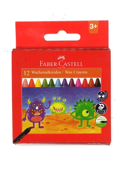 Buy Pack Of 12 Wax Crayon Set Multicolour in UAE
