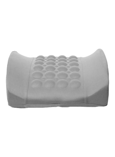 Buy Back Massager Lumbar Seat Cushion Grey in UAE