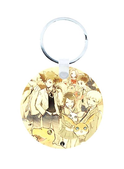 Buy Digimon Anime Wooden Keychain in Saudi Arabia