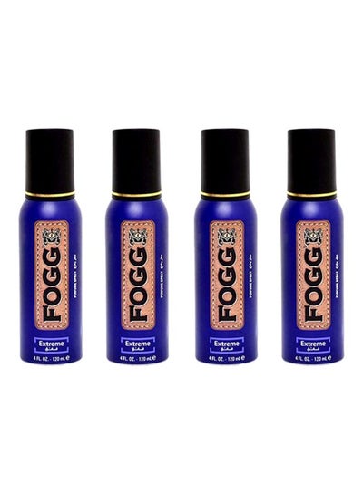 Buy 4-Piece Extreme Perfume Body Spray 120ml in UAE