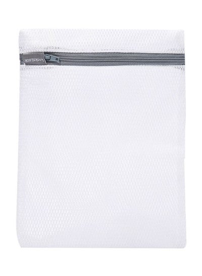 Buy Mesh Double Laundry Net White/Grey 23.5x18.5cm in UAE