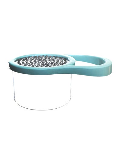 Buy Sapphire Grater With Container Light Blue/Clear 18.5x12x8cm in Egypt