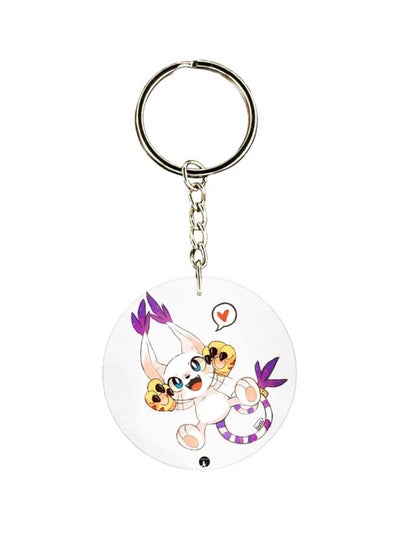 Buy Anime Digimon Printed Keychain in Saudi Arabia