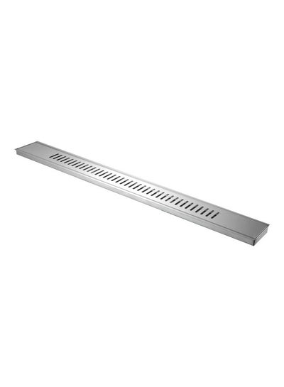 Buy Rectangular Floor Drain Silver 60x10mm in UAE