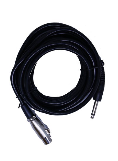 Buy 6.3mm Male To XLR Female Cable Black in Saudi Arabia