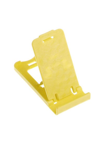 Buy Adjustable Mobile Stand Yellow in Saudi Arabia