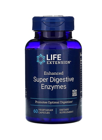 Buy Enhanced Super Digestive Enzymes - 60 Capsules in UAE
