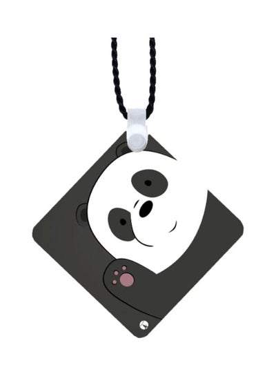 Buy Panda Printed Wooden Car Mirror Pendant in Saudi Arabia