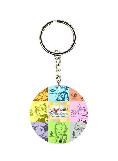 Buy Digimon Anime Printed Keychain in Saudi Arabia