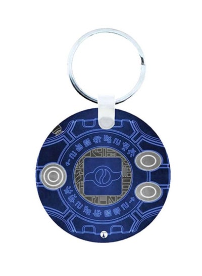 Buy Digimon Anime Printed Wooden Keychain in Saudi Arabia