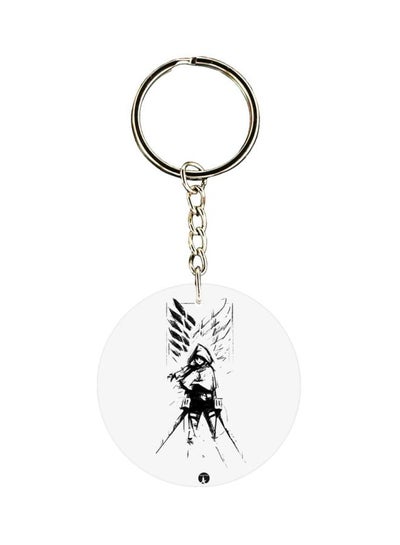 Buy Anime Attack On Titan Printed Keychain in UAE