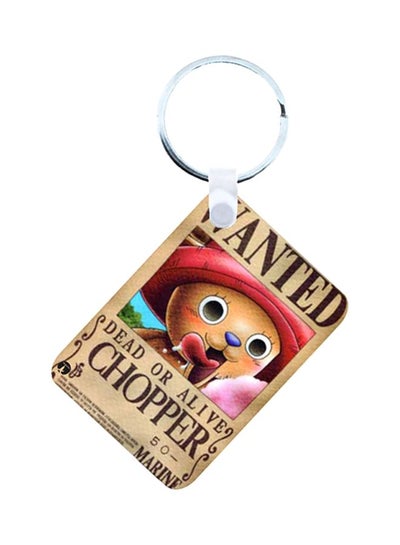 Buy Tony Chopper Printed Wooden Keychain in Saudi Arabia