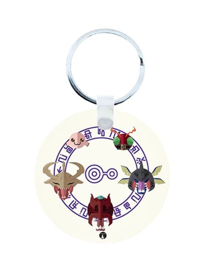 Buy Digimon Anime Wooden Keychain in Saudi Arabia