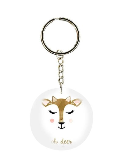 Buy Deer Printed Keychain in Saudi Arabia