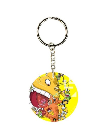 Buy Digimon Anime  Printed Keychain in Saudi Arabia