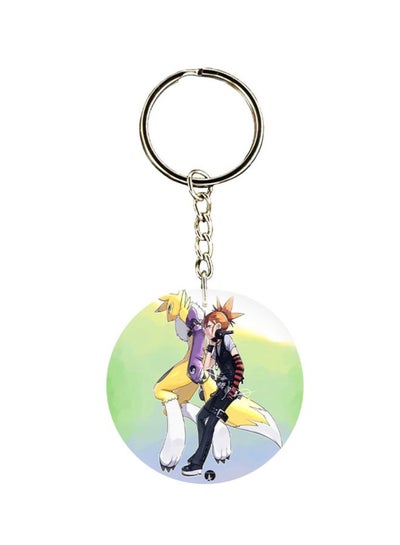 Buy Anime Digimon Printed Keychain in Saudi Arabia