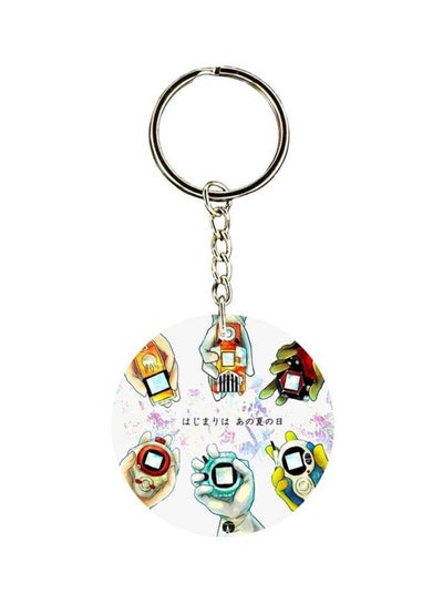 Buy Digimon Anime Printed Keychain in Saudi Arabia