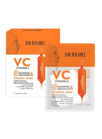 Buy Vitamin-C And Niacinamide And Brightening Essence Mask 25grams in Saudi Arabia