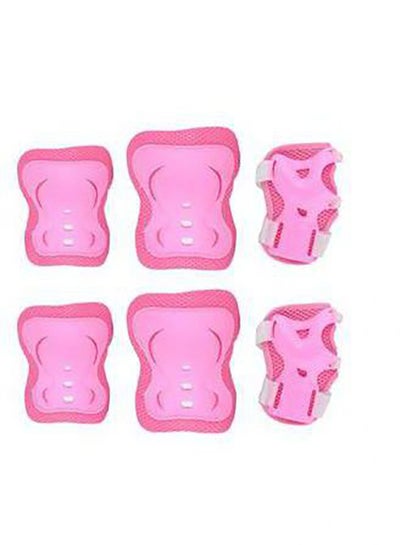 Buy 6-Piece Skating Protector Set Pink One Size in UAE