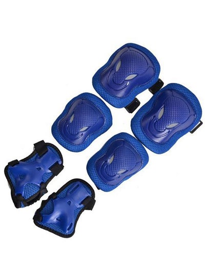 Buy 6-Piece Large Skating Protector Set Blue One Size in Egypt