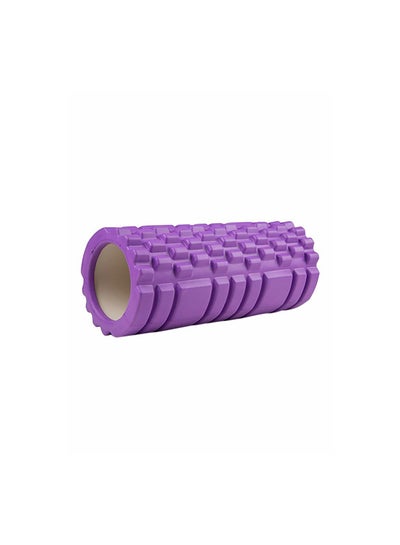 Buy Muscle Massage Yoga Foam Roller Purple 33x12x12cm in Egypt