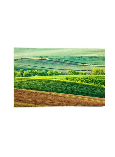 Buy Nature Printed Wall Art Green/Brown 52x80cm in Egypt