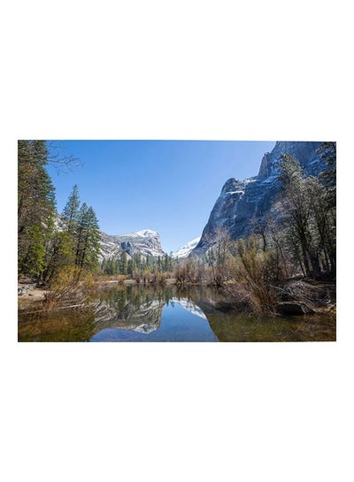 Buy Nature Themed Printed Wall Art Blue/Green/Brown 52x80x5cm in Egypt