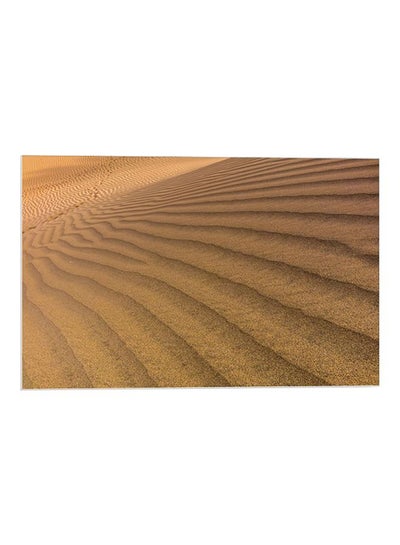 Buy Decorative Desert Printed Wall Art Beige 52x80cm in Egypt