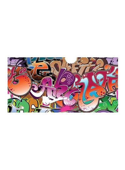 Buy Graffiti Themed Wall Painting Without Frame Multicolour 30x15cm in Egypt