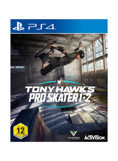 Buy Tony Hawk's Pro Skater 1+2 -English/Arabic - (UAE Version) - PlayStation 4 (PS4) in Saudi Arabia