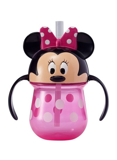 Buy Disney Minnie Mouse Straw Cup With Handles, 7oz - Multicolour in Saudi Arabia
