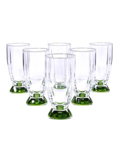 اشتري 6-Piece Tumbler Set Green/clear Standard في الامارات