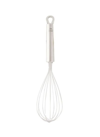 Buy Stainless Steel Egg Beater Silver 15cm in UAE