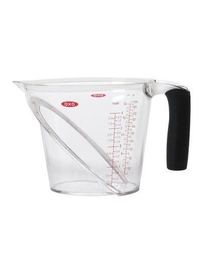 Buy 4-Cup Angled Measuring Cup Clear 15.24x15.24x22.86centimeter in UAE