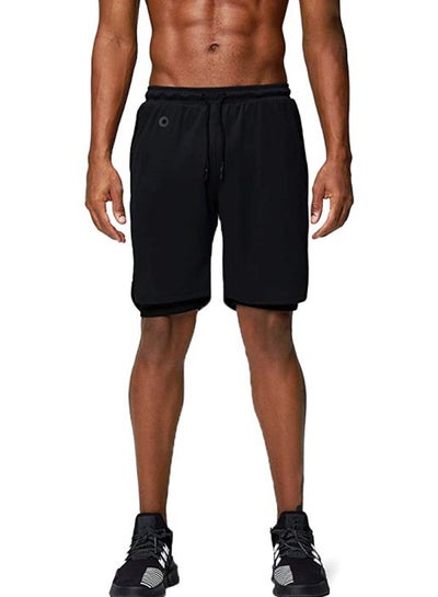 Buy 2-In-1 Athletic Shorts XL in UAE