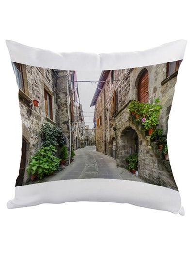 Buy Painting Printed Pillow Multicolour 40 x 40cm in Saudi Arabia